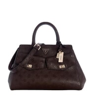 GUESS BLAKE Bolso de mano con correa para el hombro. marr&oacute;n - Bolsos Mujer - 1