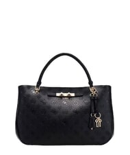 GUESS CARMELLA Bolso de mano con correa para el hombro. logotipo negro - Bolsos Mujer - 1
