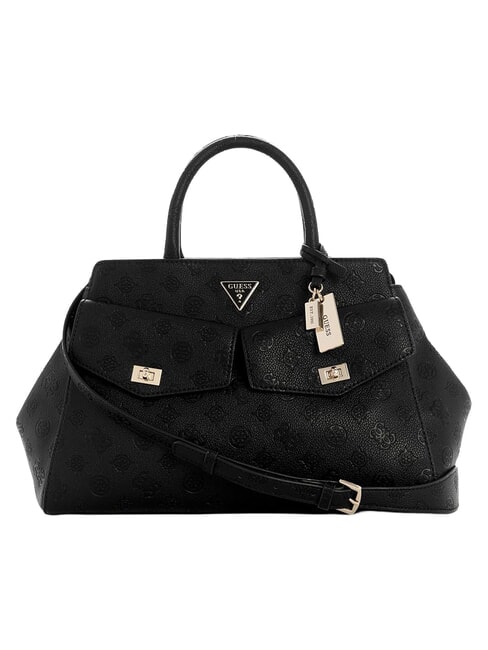 GUESS BLAKE Bolso de mano con correa para el hombro. logotipo negro - Bolsos Mujer