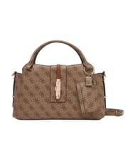 GUESS YVONNE LOGO Bolso de mano con correa para el hombro. LOGOTIPO DE LECHE - Bolsos Mujer - 1