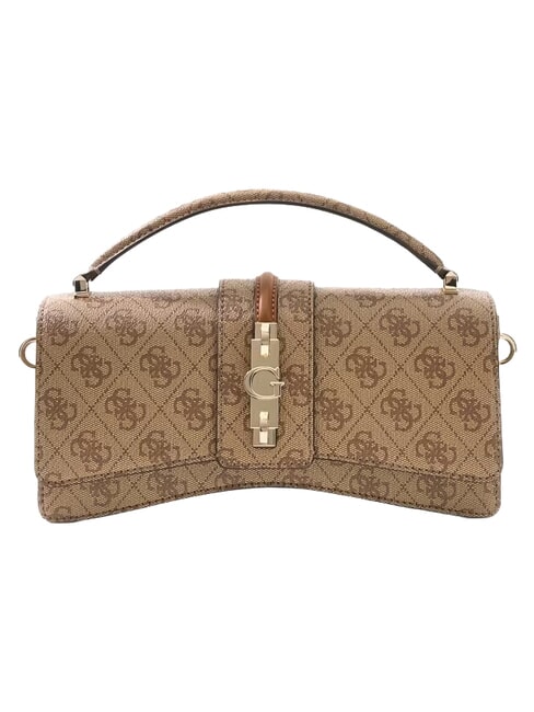 GUESS YVONNE LOGO Bolso de mano con correa para el hombro. LOGOTIPO DE LECHE - Bolsos Mujer