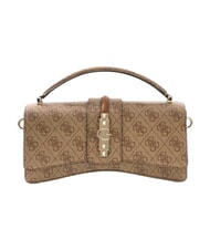 GUESS YVONNE LOGO Bolso de mano con correa para el hombro. LOGOTIPO DE LECHE - Bolsos Mujer - 1