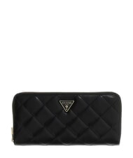 GUESS JULIET Cartera grande con cremallera. NEGRO - Carteras Mujer - 1