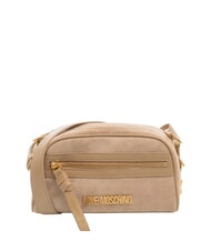 LOVE MOSCHINO SIGNATURE ZIP Bolso de hombro arena - Bolsos Mujer - 1