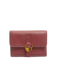 COCCINELLE CAMPUS Cartera peque&ntilde;a de cuero grosella - Carteras Mujer - 1