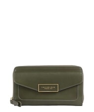 THE BRIDGE GINEVRA Cartera grande de cuero tomillo abb oro - Carteras Mujer - 1