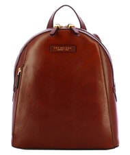 THE BRIDGE COSTANZA Mochila de piel con bolsillo lateral BROWN - Bolsos Mujer - 1