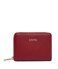 LIUJO CALIWEN Cartera peque&ntilde;a con cremallera rojo ladrillo - Carteras Mujer - 1