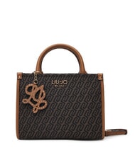 LIUJO RIDHI Jacquard Bolso de mano con correa para el hombro. t.moro - Bolsos Mujer - 1