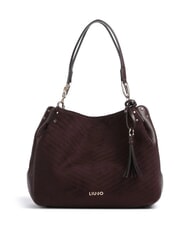 LIUJO CIRRY Bolso de hombro mediano berenjena roja - Bolsos Mujer - 1