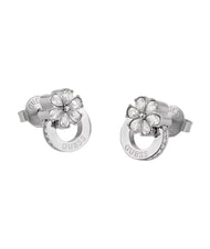 GUESS ACE OF DIAMONDS Pendientes con aplicaci&oacute;n de cristal SILVER - Pendientes - 1
