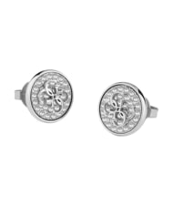 GUESS DREAMING GUESS Pendientes de circonita c&uacute;bica SILVER - Pendientes - 1