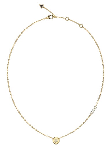 GUESS STYLISH GUESS Collar con forma de moneda y logotipo. oro amarillo - Collares