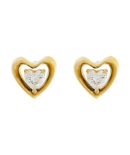 GUESS BELOVED Pendientes con forma de coraz&oacute;n oro amarillo - Pendientes - 1