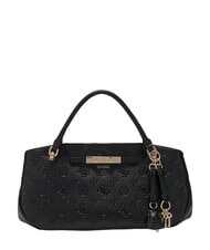 GUESS CARMELLA Bolso de mano con doble asa logotipo negro - Bolsos Mujer - 1