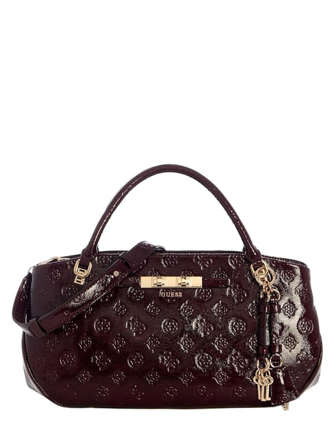 GUESS CARMELLA Bolso de mano con correa para el hombro. logotipo burdeos - Bolsos Mujer