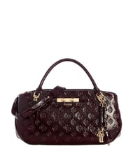 GUESS CARMELLA Bolso de mano con correa para el hombro. logotipo burdeos - Bolsos Mujer - 1