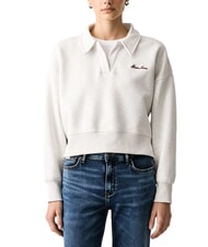 GUESS JEANS SCRIPT EMBRO NOTCH Sudadera con cuello - Sudaderas de mujer