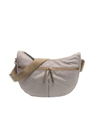 BORBONESE LUNA FLEXOS ZIP Bolso de hombro ajustable musgo - Bolsos Mujer - 1