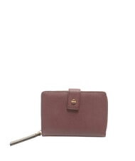 BORBONESE BIRDIE Cartera mediana de cuero merlot/natural op - Carteras Mujer - 1