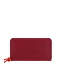COCCINELLE MYRTHA MAXI LOG Cartera grande de cuero con cremallera hierba gr/mes gr - Bolsos Mujer - 1