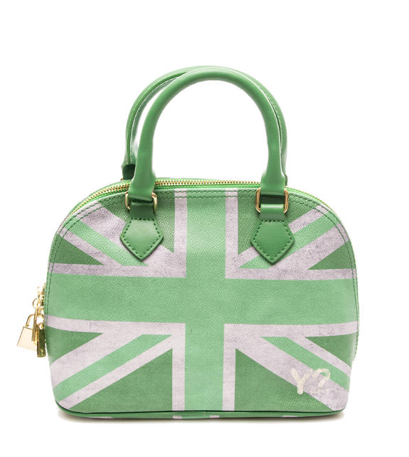 YNOT Flag Color UK Bolso de mano. con bandolera verde - Bolsos Mujer