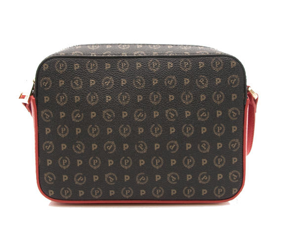 POLLINI Heritage Classic Mini bag bandolera laca negra - Bolsos Mujer