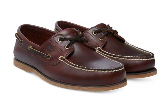 TIMBERLAND Zapatos de barco CLÁSICO, en cuero BROWN - Zapatos Hombre