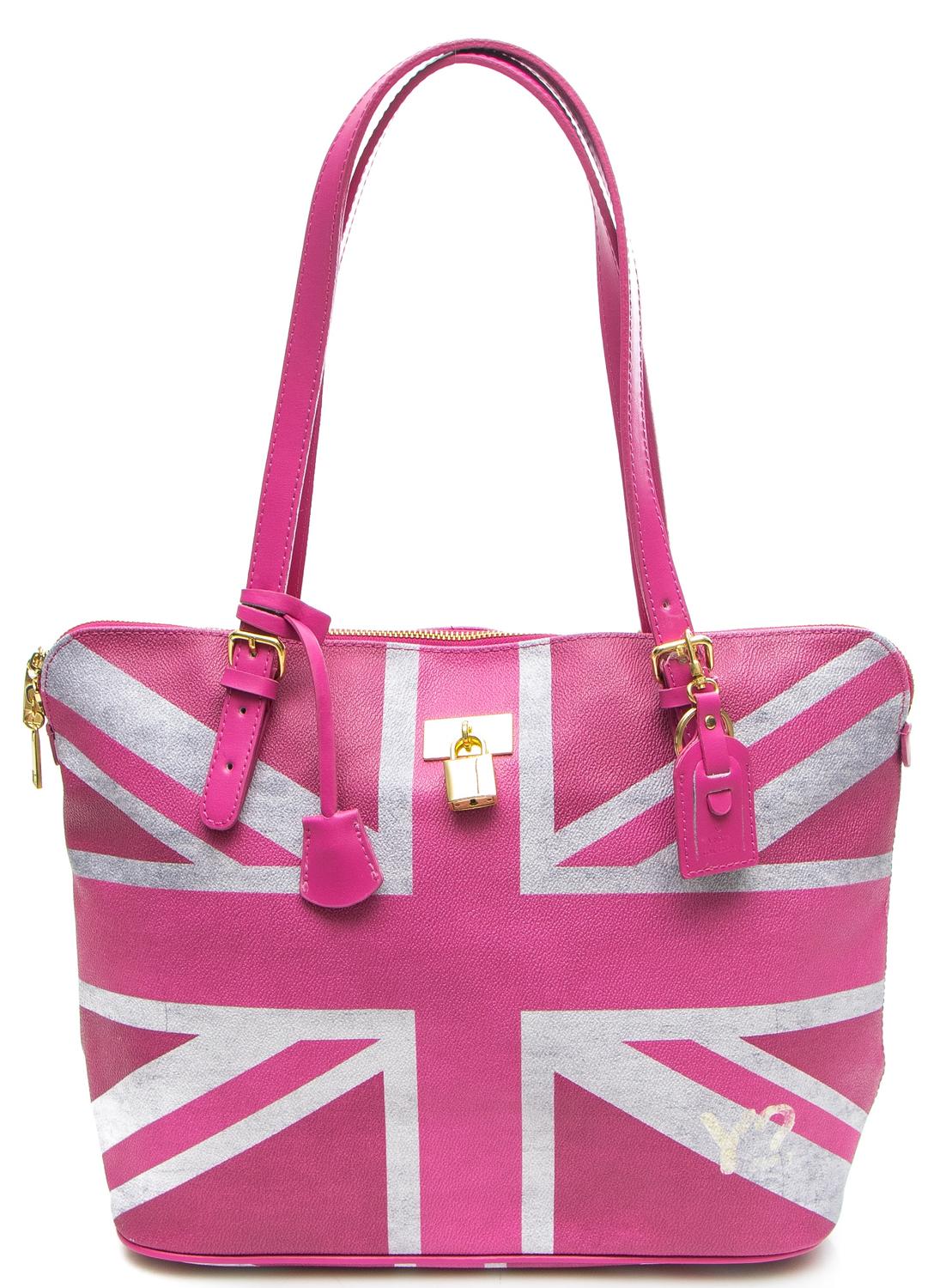 Ynot Flag Color Uk Bolso De Fuxia - ¡Compra A De Outlet!