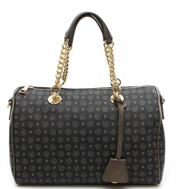 POLLINI Tapiro Bolso, con correa para el hombro bronce negro - Bolsos Mujer