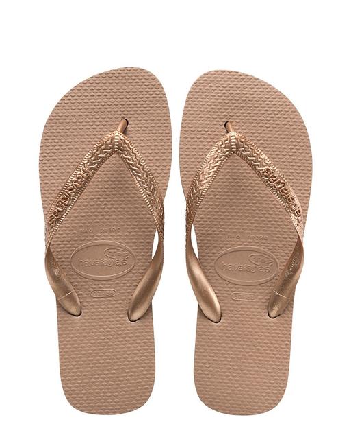 HAVAIANAS Chanclas TOP TIRAS rosa / oro - Zapatos Mujer