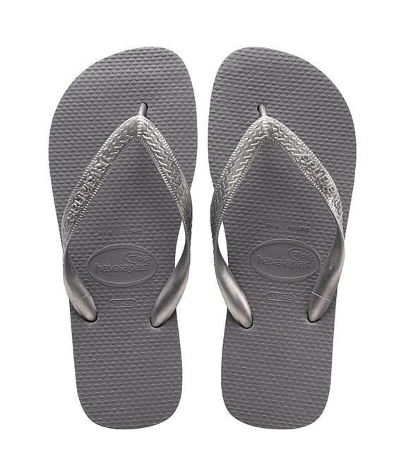 HAVAIANAS Chanclas TOP TIRAS acero / gris - Zapatos Mujer