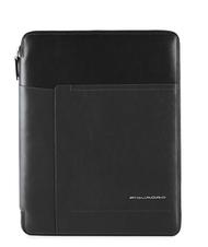 PIQUADRO Portapapeles L&iacute;nea CARY, en cuero. negro - Fundas para tablet & Organizer - 1