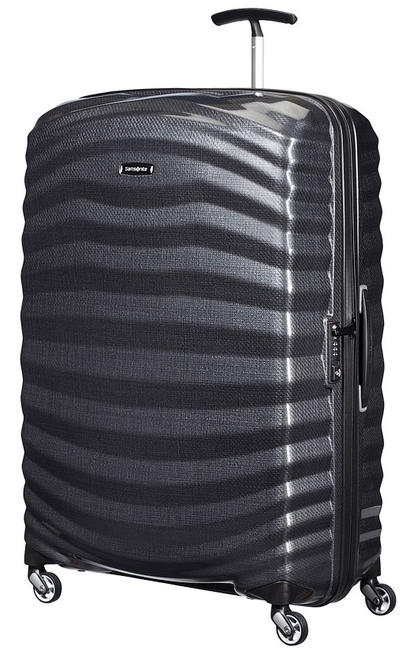 SAMSONITE Trolley Línea LITE-SHOCK, extra-grande, ultraligero NEGRO - Trolley Rígidos