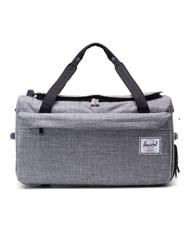 HERSCHEL bolsa de lona OUTFITTER, con tirantes retr&aacute;ctiles. RAVEN CROSSHATCH - Bolsas de viaje - 1