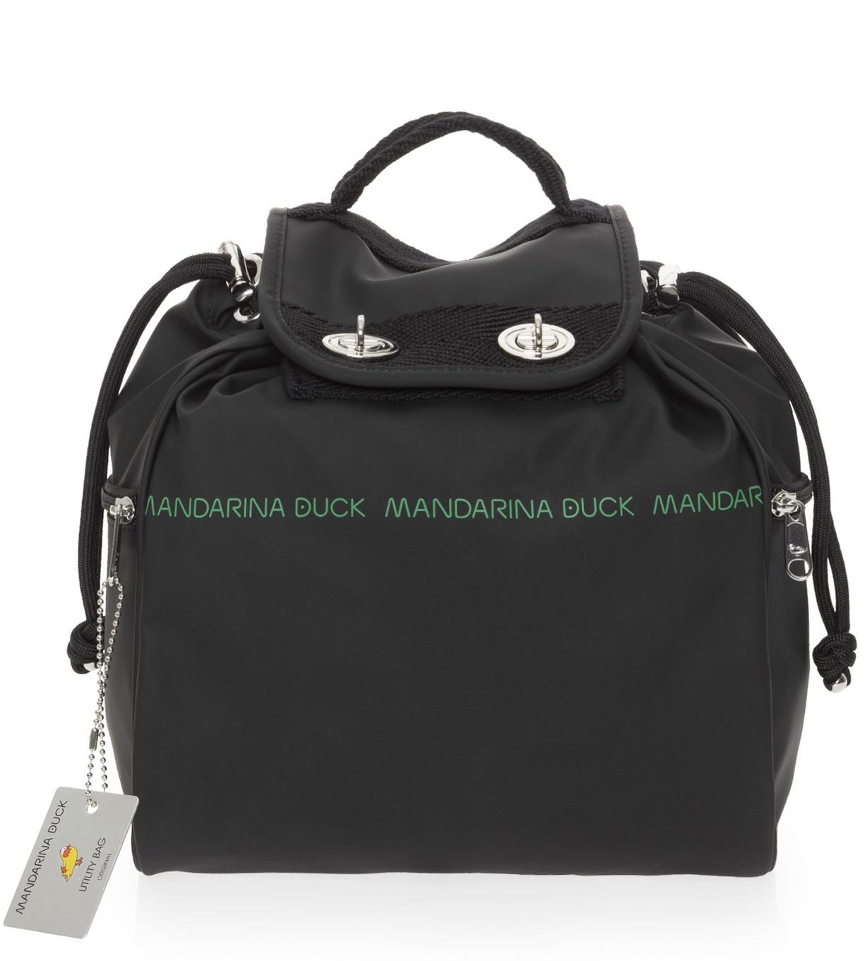 Mandarina Duck Utility Mochila De Hombro Negro Compra A Precios