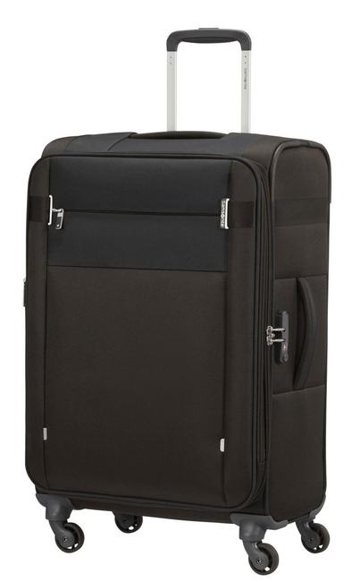 SAMSONITE Carro CITYBEAT, equipaje de mano ultraligero, ampliable NEGRO - Trolley Semirrígidos