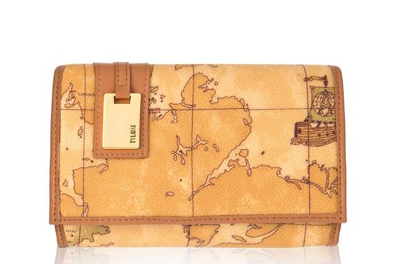 ALVIERO MARTINI PRIMA CLASSE Cartera GEO CLASSIC, con plaqueta con logo NATURAL - Carteras Mujer