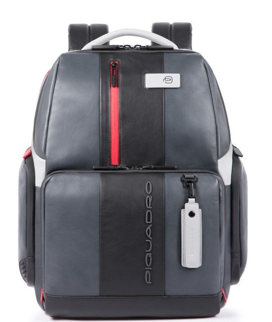 PIQUADRO Mochila URBAN FAST-CHECK, soporte para PC de 15.6 " GRIS - Mochilas para portátil
