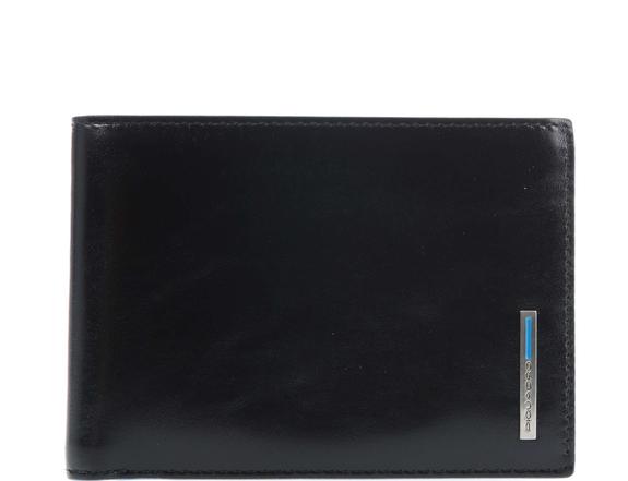PIQUADRO Cartera Línea BLUE SQUARE, en piel. negro - Carteras Hombre