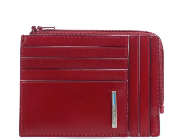PIQUADRO Cartera Línea BLUE SQUARE ROJO - Carteras Hombre