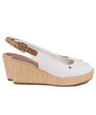 TOMMY HILFIGER TOMMY HILFIGHER Elba Sandalias de cu&ntilde;a marfil - Zapatos Mujer - 1