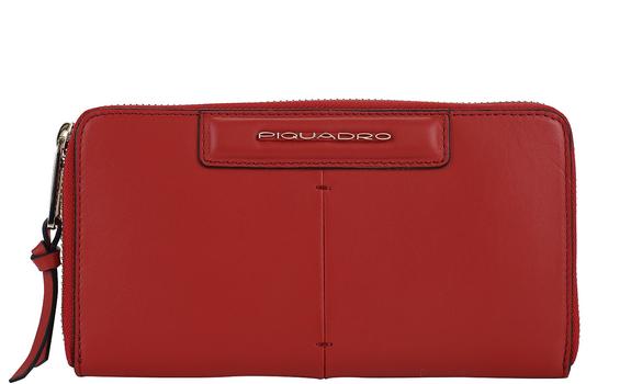 PIQUADRO Cartera SPLASH rojo / arena - Bandoleras Hombre