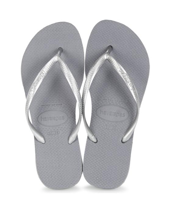 HAVAIANAS Chanclas SLIM acero / gris - Zapatos Mujer