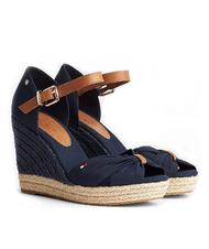 TOMMY HILFIGER BASIC Sandalias de punta abierta BASIC cielo del desierto - Zapatos Mujer - 1