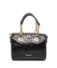 POLLINI  HERITAGE VERNICE Minibolso bowling con bandolera negro - Bolsos Mujer - 1