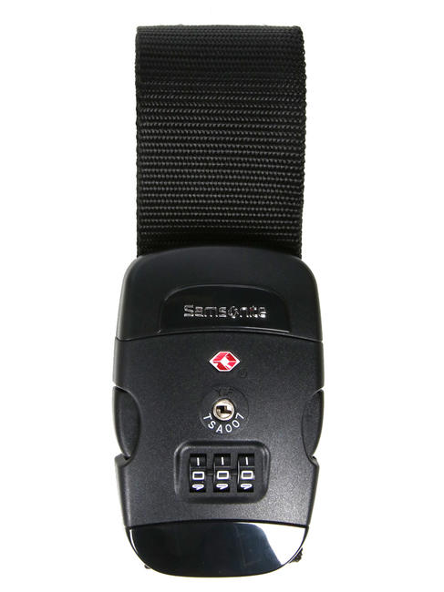 SAMSONITE  Correa para equipaje GLOBAL TRAVEL TSA, con combinación NEGRO - Accesorios de viaje