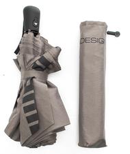 MOMO DESIGN   - Paraguas plegable de bot&oacute;n abrir/cerrar gris pardo - Paraguas - 1