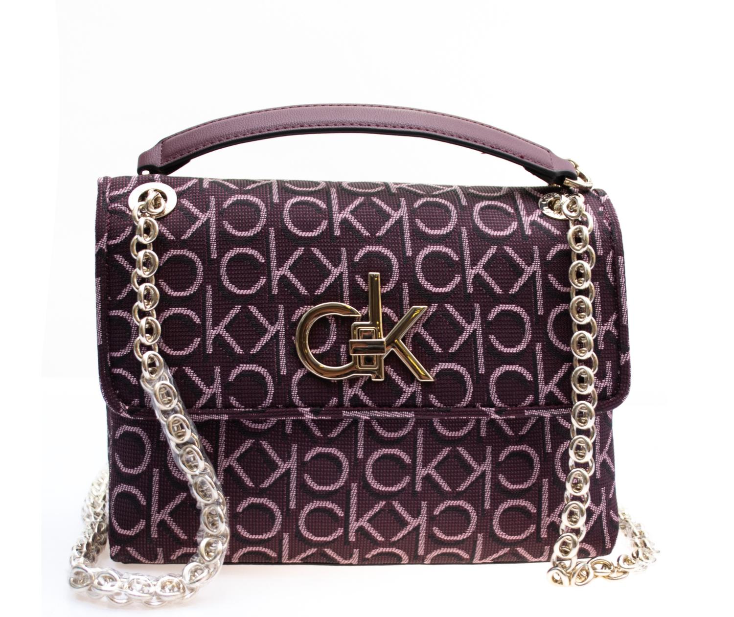 Calvin Klein Bolso De Hombro / Bandolera Mezcla De Vino - ¡Compra A Precios  De Outlet!