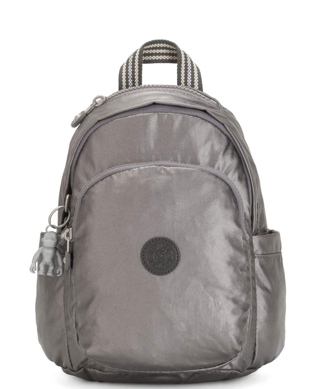 Kipling Mochila Delia Metallic Carbon Metalico A Precios De